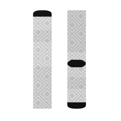Diamond pattern Socks - Sublimation - JennyCool