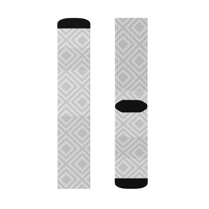 Diamond pattern Socks - Sublimation - JennyCool