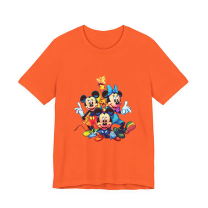 Disney Print tshirt, Mickey Mouse, t-shirt for kids, teen sleeveless, adult shirt, colorful summer apparel, men women clothe, printed - JennyCool