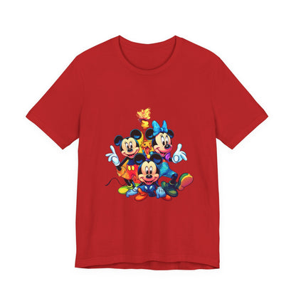 Disney Print tshirt, Mickey Mouse, t-shirt for kids, teen sleeveless, adult shirt, colorful summer apparel, men women clothe, printed - JennyCool