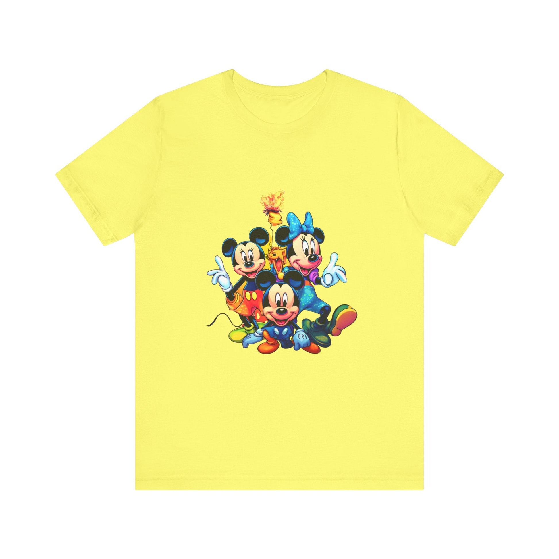 Disney Print tshirt, Mickey Mouse, t-shirt for kids, teen sleeveless, adult shirt, colorful summer apparel, men women clothe, printed - JennyCool