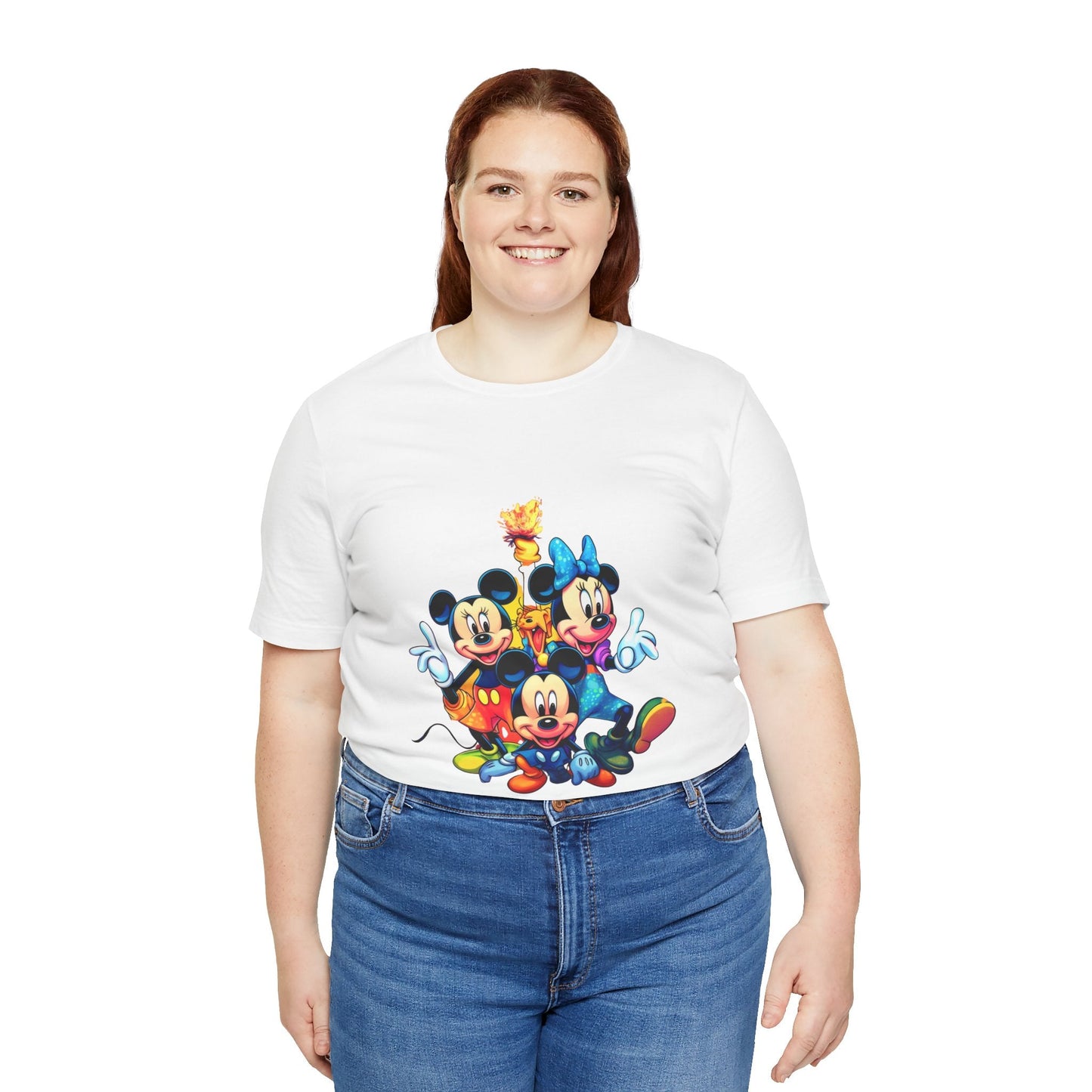 Disney Print tshirt, Mickey Mouse, t-shirt for kids, teen sleeveless, adult shirt, colorful summer apparel, men women clothe, printed - JennyCool