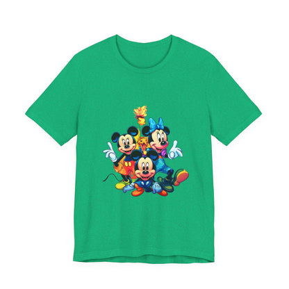 Disney Print tshirt, Mickey Mouse, t-shirt for kids, teen sleeveless, adult shirt, colorful summer apparel, men women clothe, printed - JennyCool