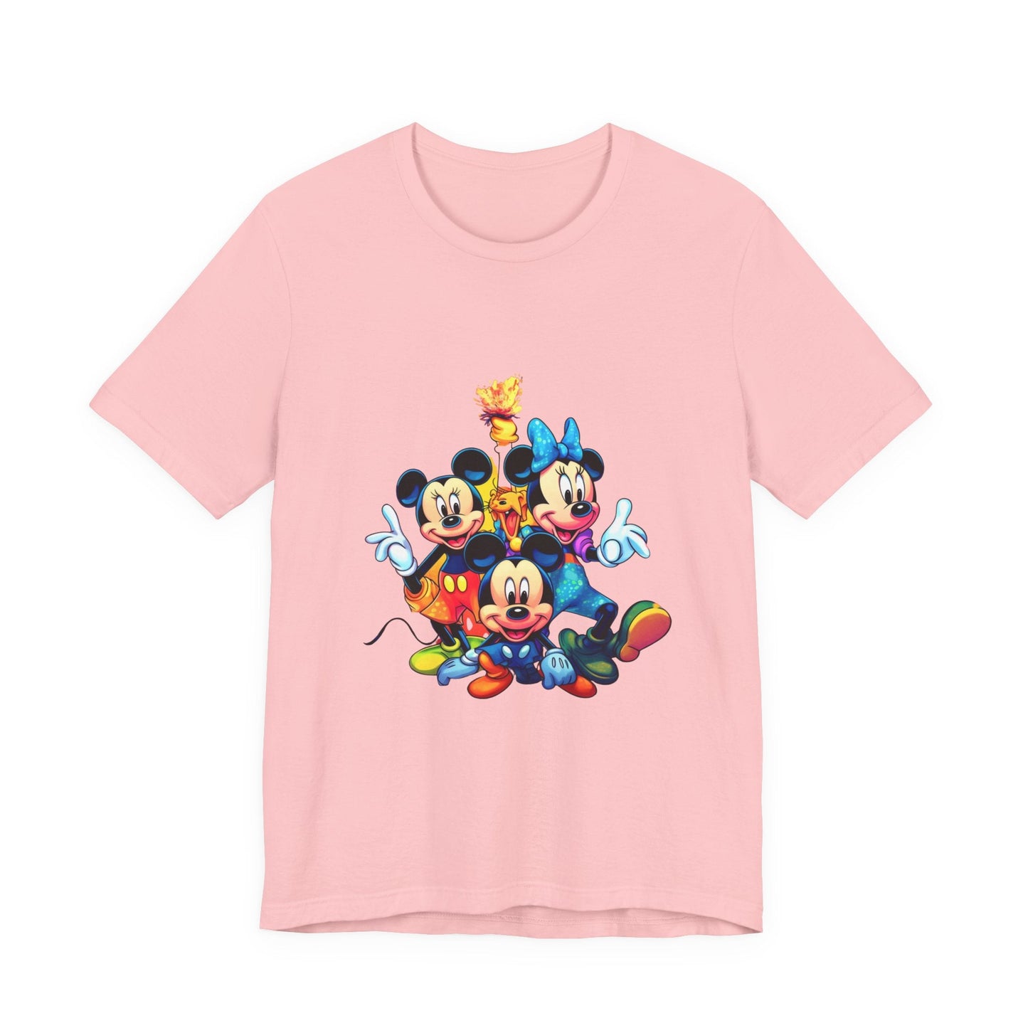 Disney Print tshirt, Mickey Mouse, t-shirt for kids, teen sleeveless, adult shirt, colorful summer apparel, men women clothe, printed - JennyCool