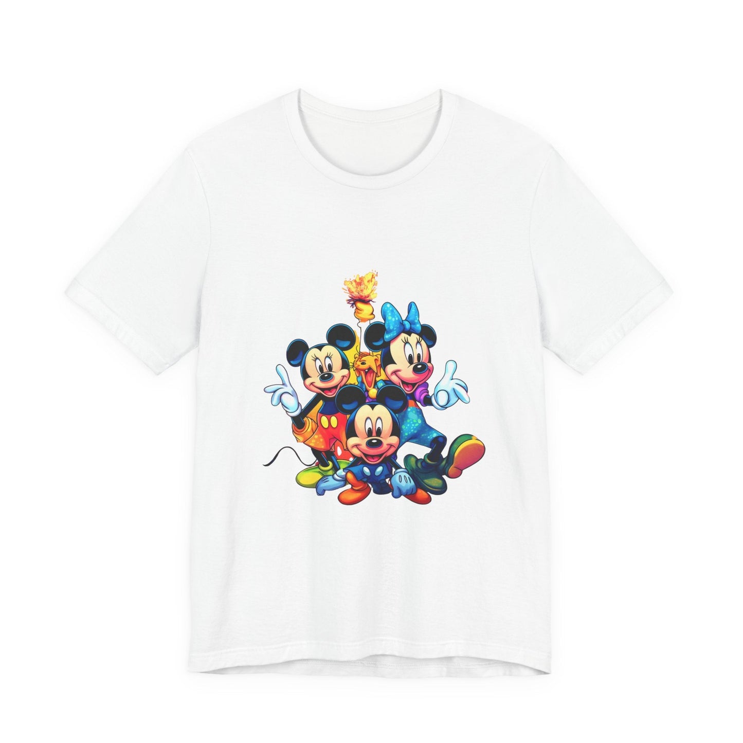Disney Print tshirt, Mickey Mouse, t-shirt for kids, teen sleeveless, adult shirt, colorful summer apparel, men women clothe, printed - JennyCool