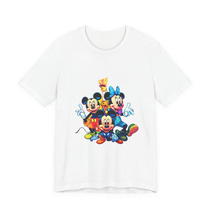 Disney Print tshirt, Mickey Mouse, t-shirt for kids, teen sleeveless, adult shirt, colorful summer apparel, men women clothe, printed - JennyCool