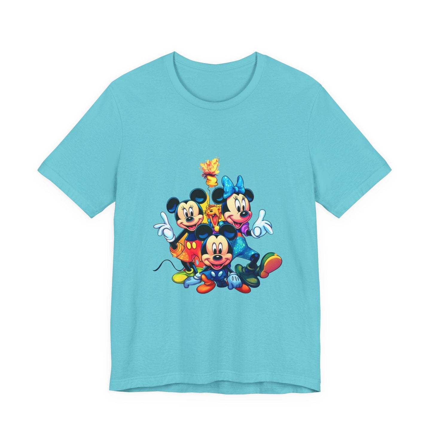 Disney Print tshirt, Mickey Mouse, t-shirt for kids, teen sleeveless, adult shirt, colorful summer apparel, men women clothe, printed - JennyCool