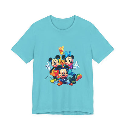Disney Print tshirt, Mickey Mouse, t-shirt for kids, teen sleeveless, adult shirt, colorful summer apparel, men women clothe, printed - JennyCool