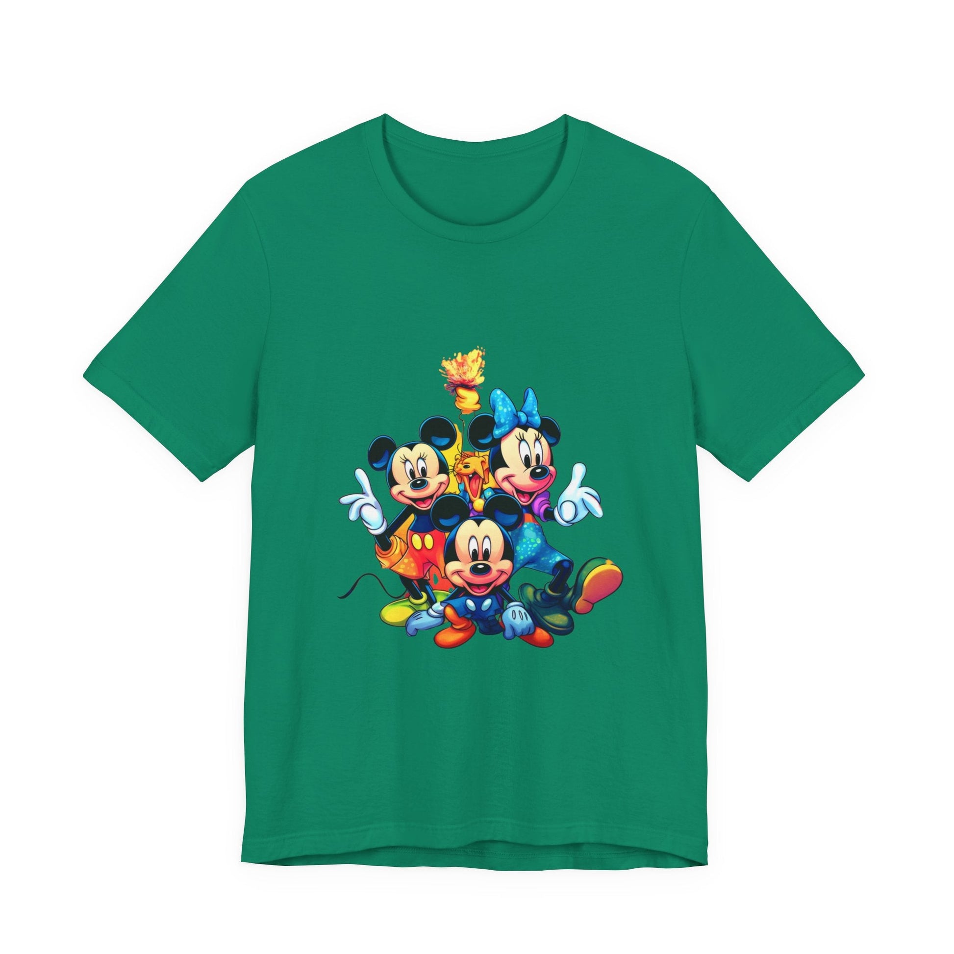 Disney Print tshirt, Mickey Mouse, t-shirt for kids, teen sleeveless, adult shirt, colorful summer apparel, men women clothe, printed - JennyCool