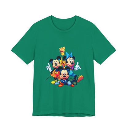Disney Print tshirt, Mickey Mouse, t-shirt for kids, teen sleeveless, adult shirt, colorful summer apparel, men women clothe, printed - JennyCool