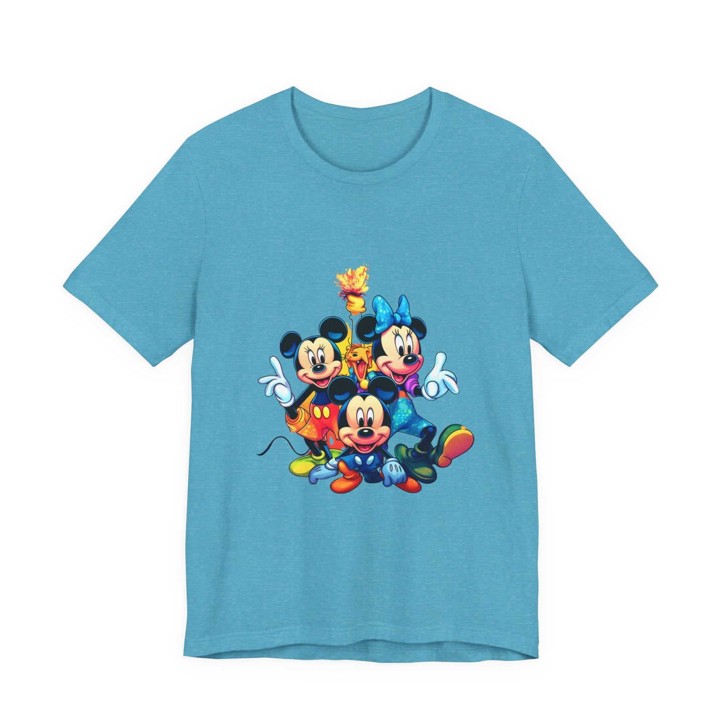 Disney Print tshirt, Mickey Mouse, t-shirt for kids, teen sleeveless, adult shirt, colorful summer apparel, men women clothe, printed - JennyCool