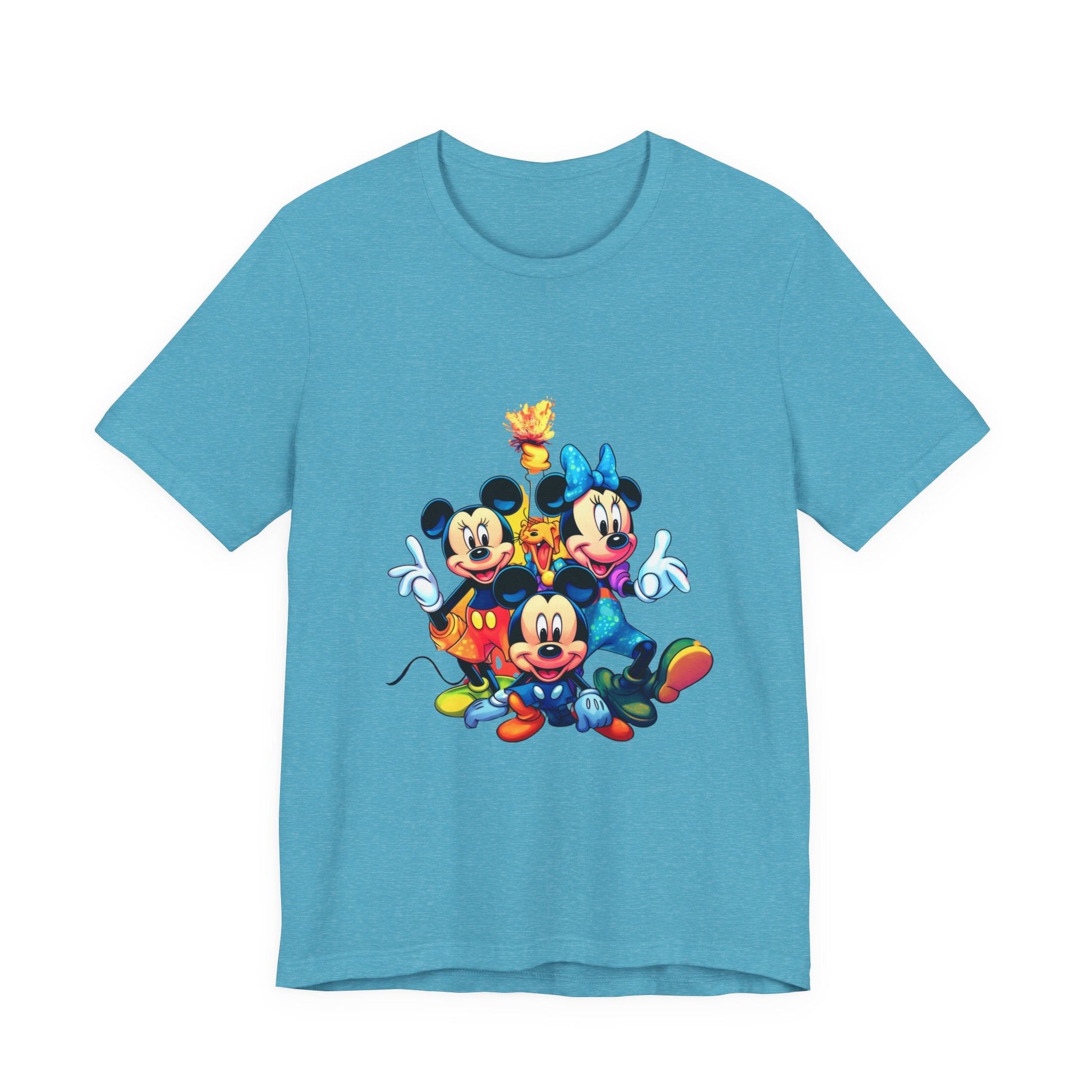 Disney Print tshirt, Mickey Mouse, t-shirt for kids, teen sleeveless, adult shirt, colorful summer apparel, men women clothe, printed - JennyCool