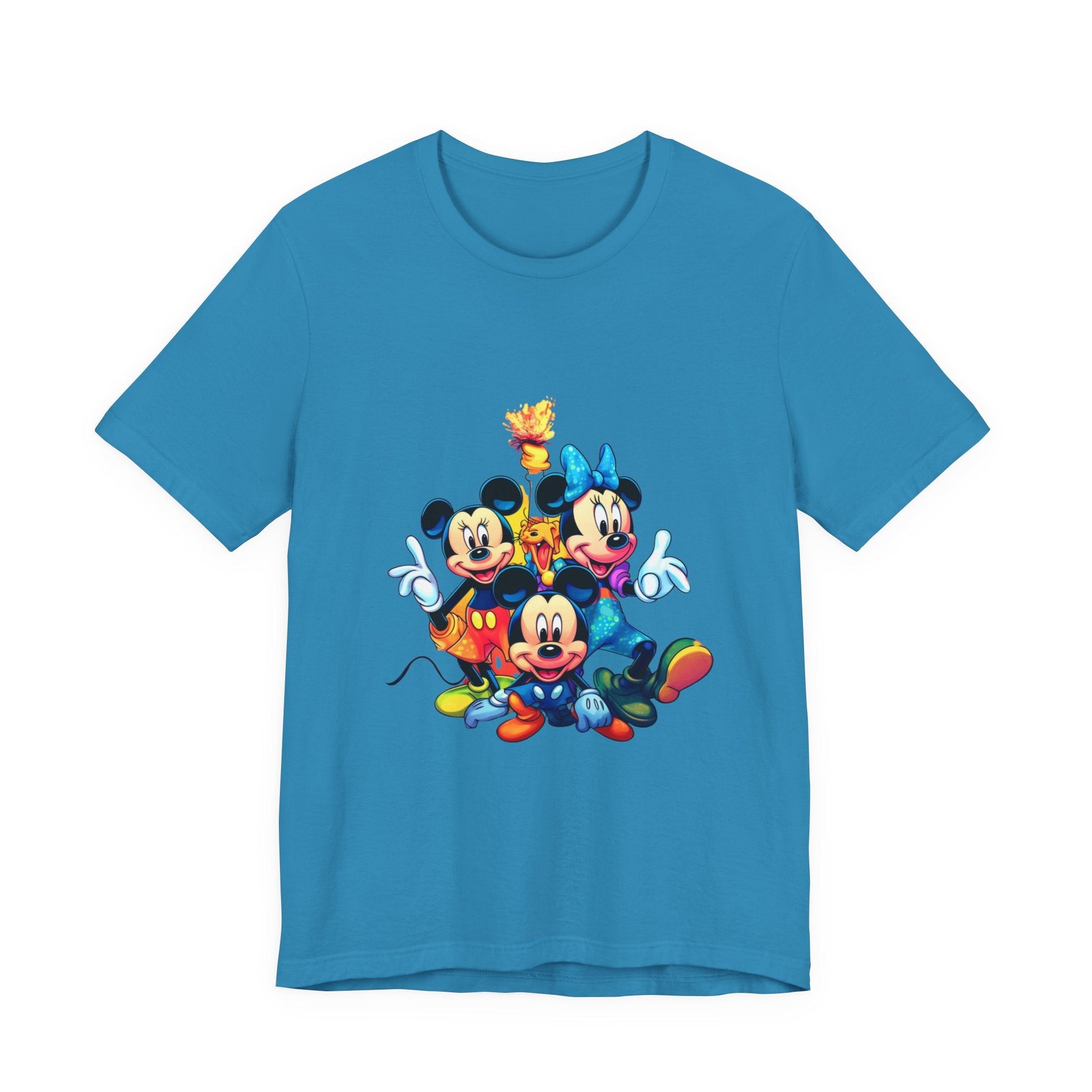 Disney Print tshirt, Mickey Mouse, t-shirt for kids, teen sleeveless, adult shirt, colorful summer apparel, men women clothe, printed - JennyCool