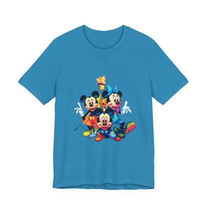 Disney Print tshirt, Mickey Mouse, t-shirt for kids, teen sleeveless, adult shirt, colorful summer apparel, men women clothe, printed - JennyCool