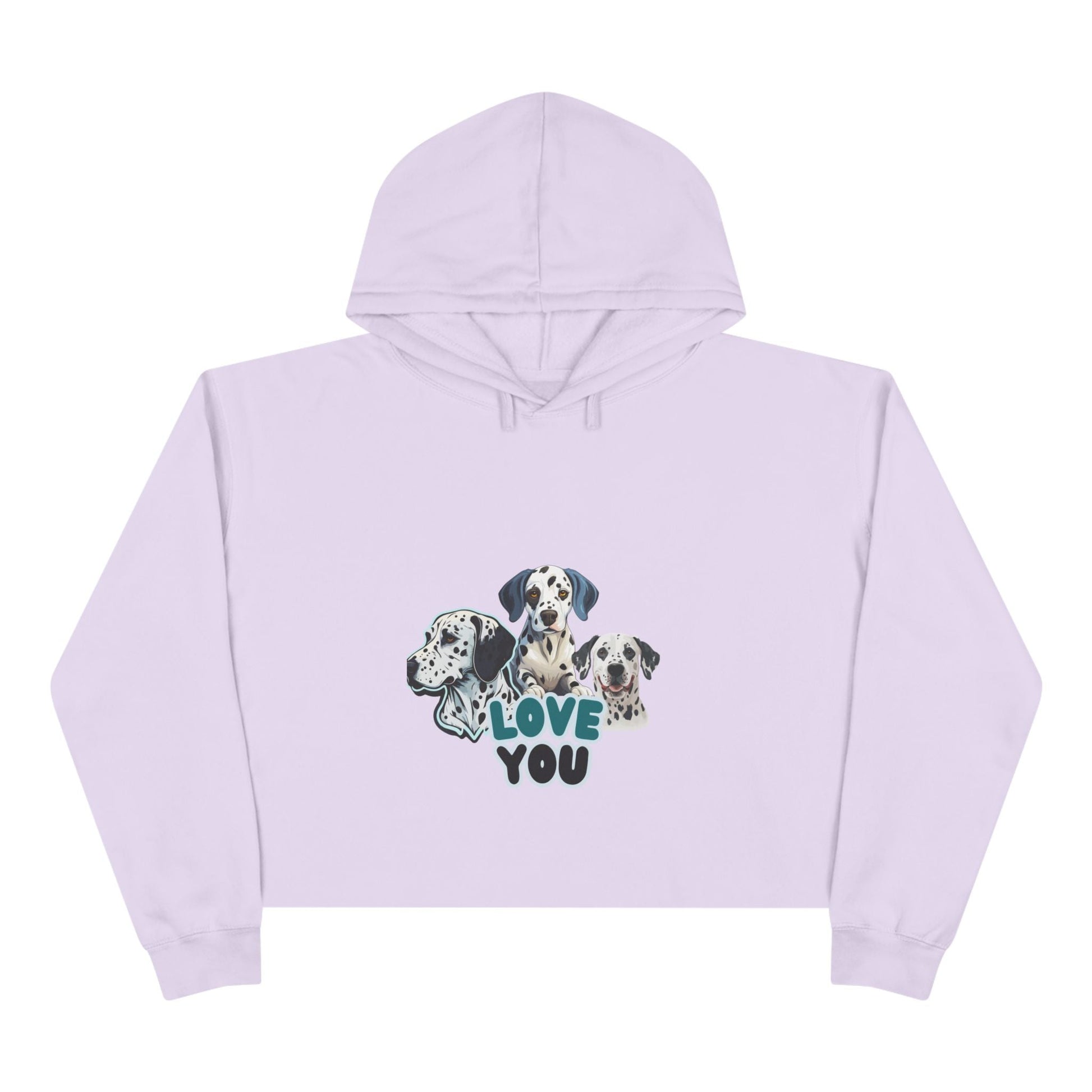 Dog Lover Crop Hoodie - Valentines Day Gift for her - JennyCool
