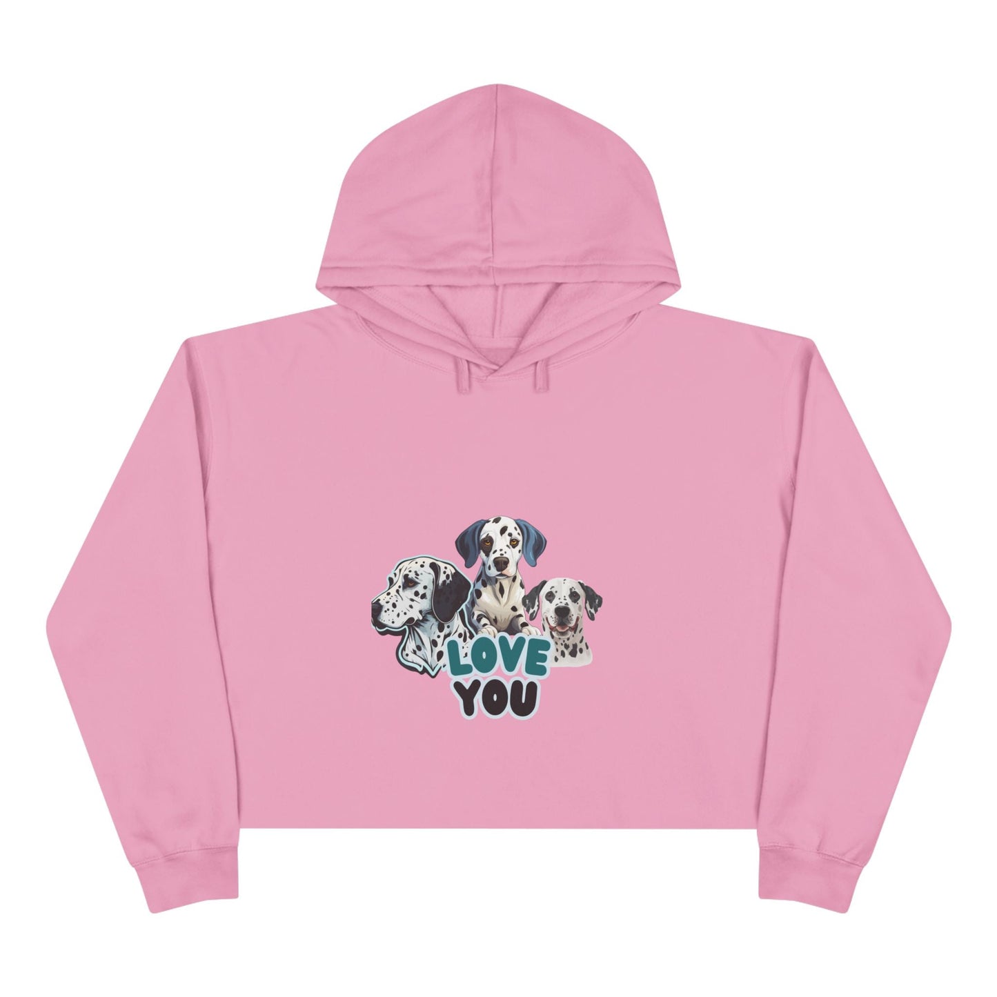 Dog Lover Crop Hoodie - Valentines Day Gift for her - JennyCool