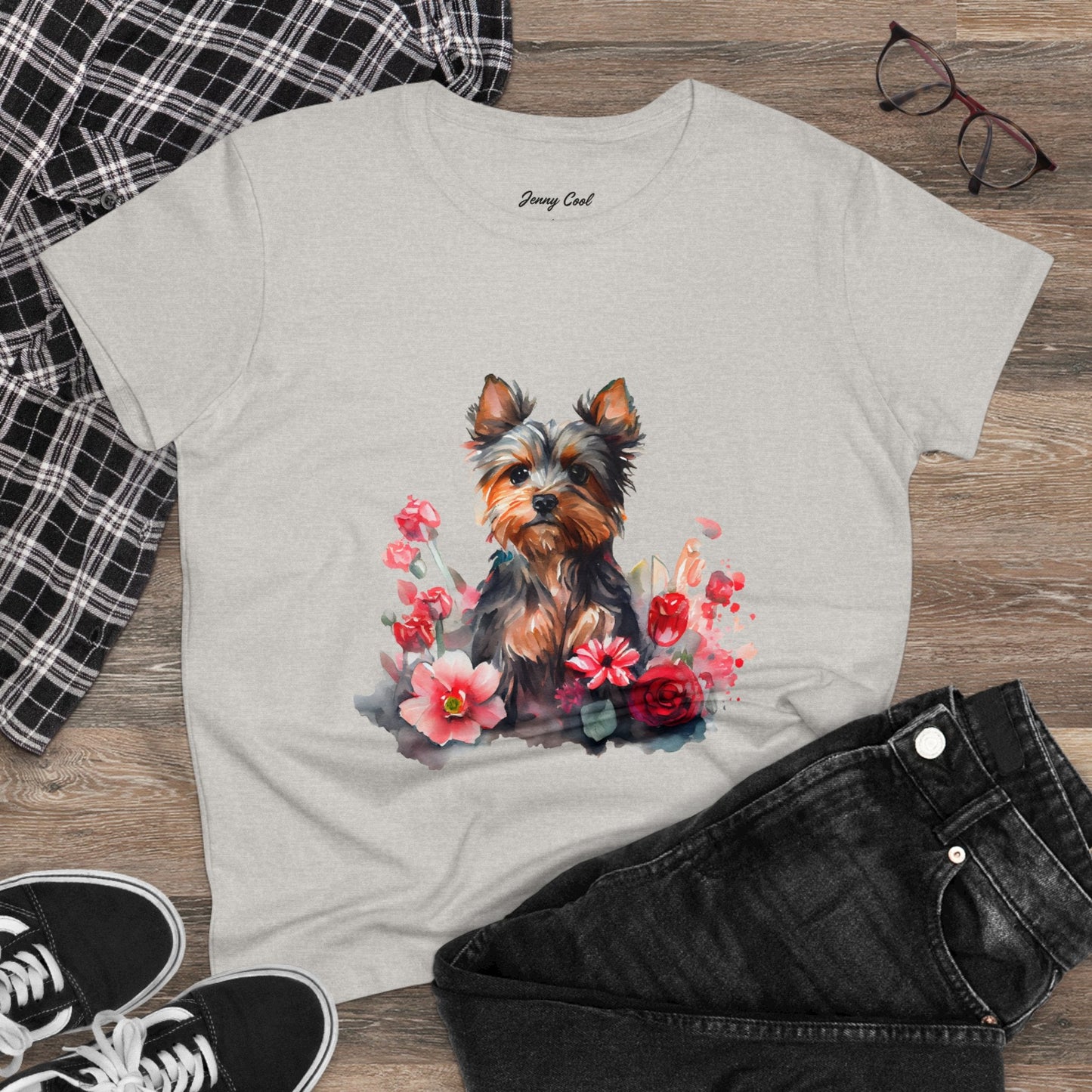 Dog Lover Women's Tee - Valentine's Day Gift - JennyCool