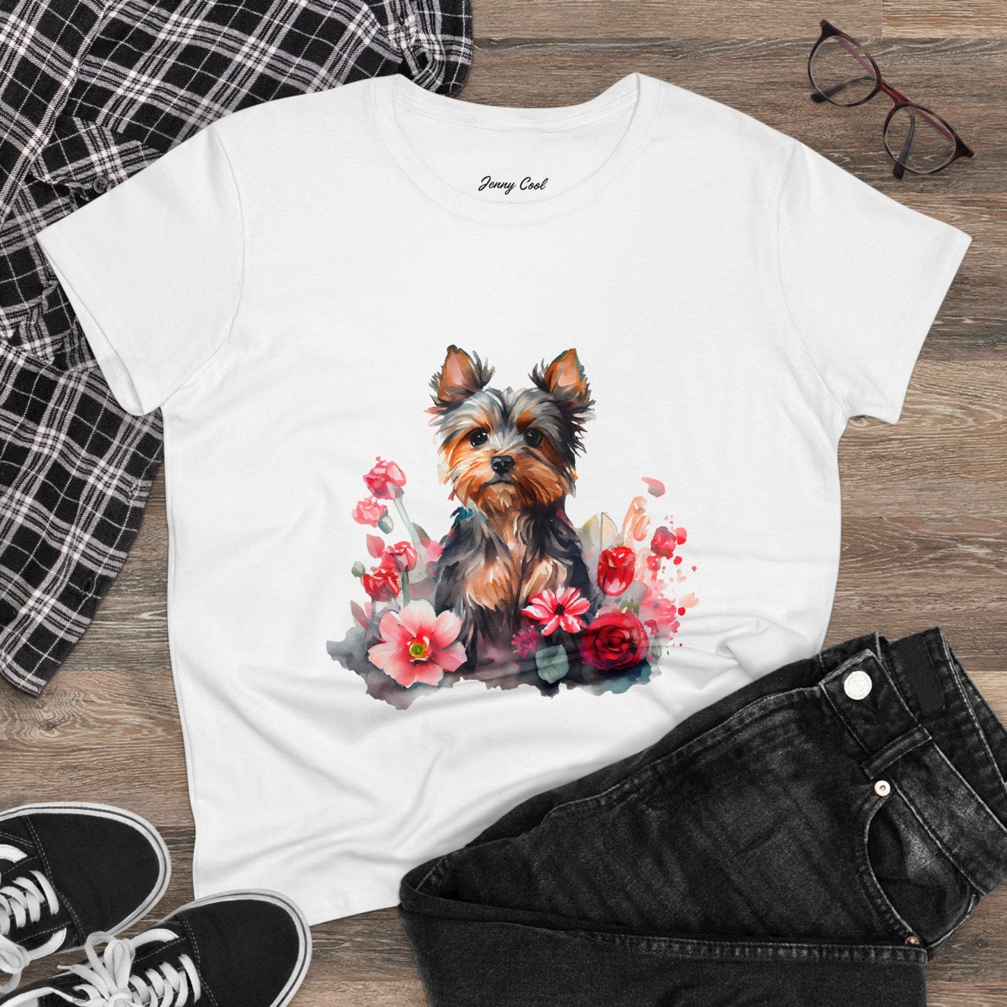 Dog Lover Women's Tee - Valentine's Day Gift - JennyCool
