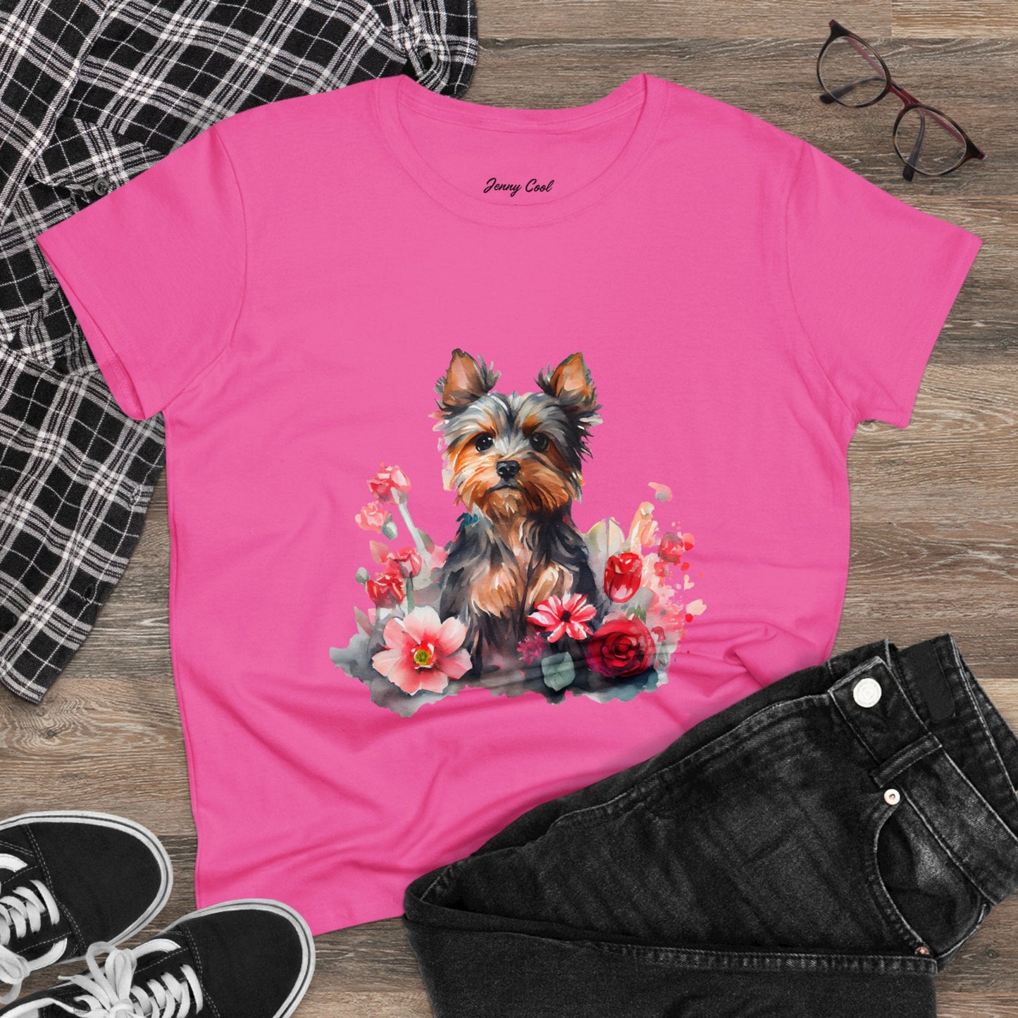 Dog Lover Women's Tee - Valentine's Day Gift - JennyCool