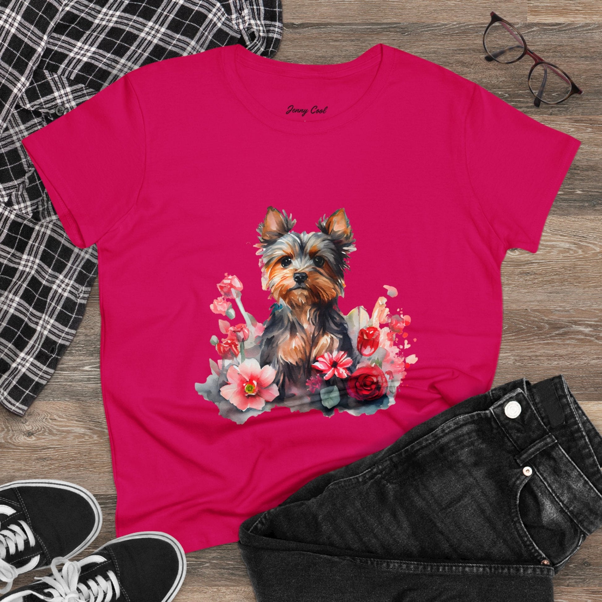 Dog Lover Women's Tee - Valentine's Day Gift - JennyCool