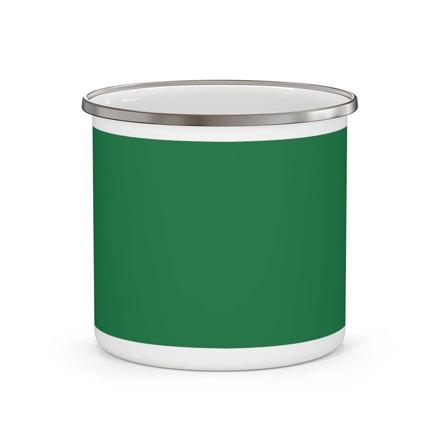 Enamel Camping Mug - Green Jenny Cool Coffee Soup Cup - JennyCool