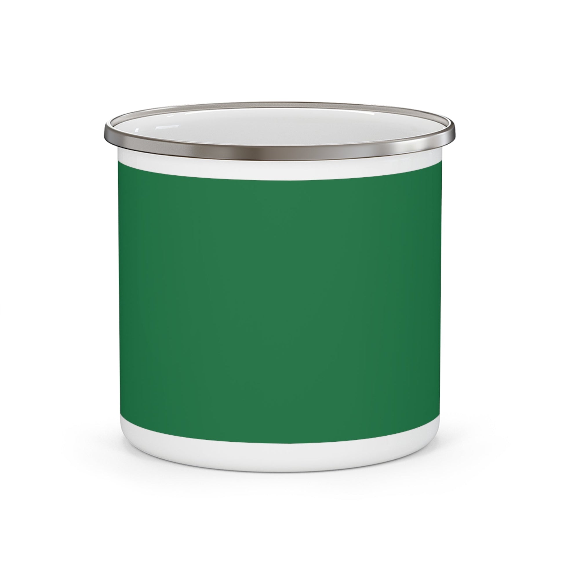 Enamel Camping Mug - Green Jenny Cool Coffee Soup Cup - JennyCool