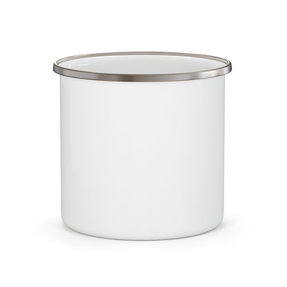 Enamel Camping Mug White JC Mug - JennyCool