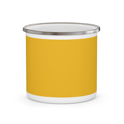 Enamel Camping Mug Yellow - Jenny Cool Mug - JennyCool