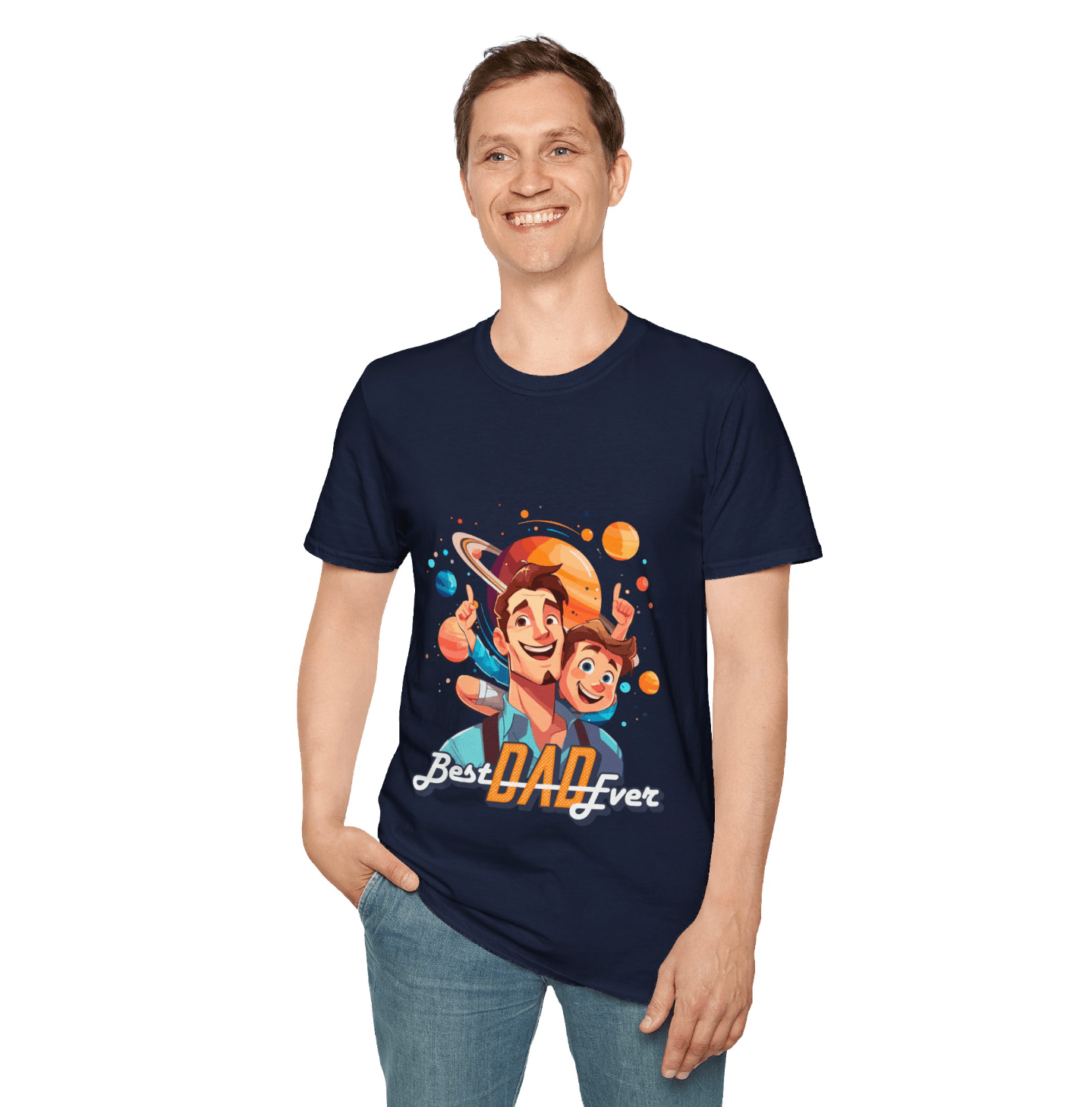 Fathers Day Softstyle T-Shirt, Gift for dad - JennyCool