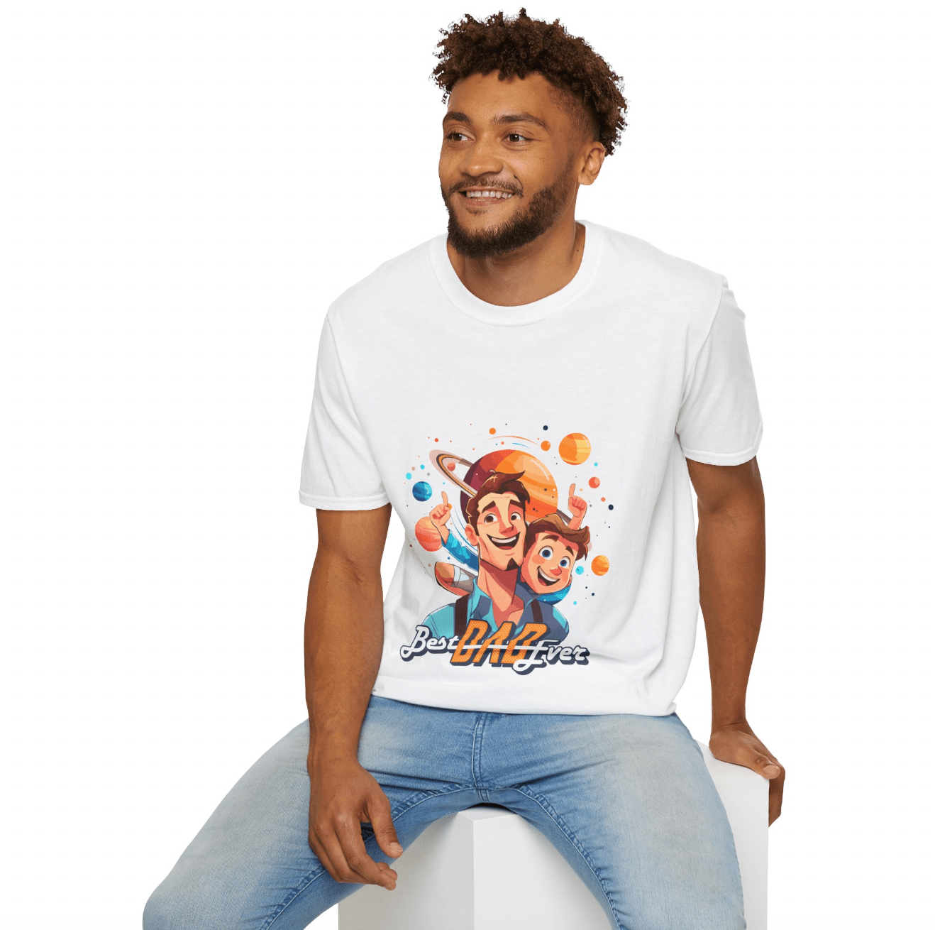 Fathers Day Softstyle T-Shirt, Gift for dad - JennyCool