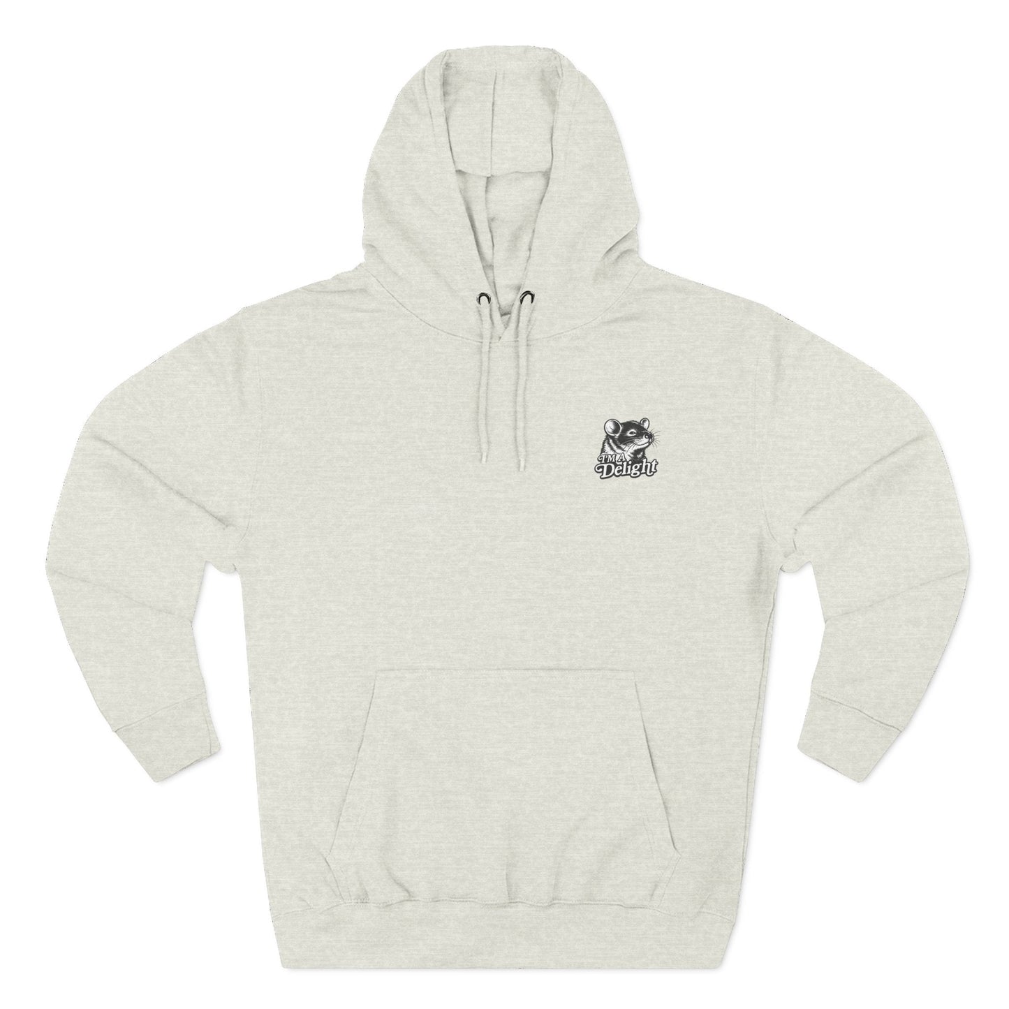 First Of All I’m A Delight Graphic Sweatshirt – Front & Back Rat Design Crewneck - JennyCool