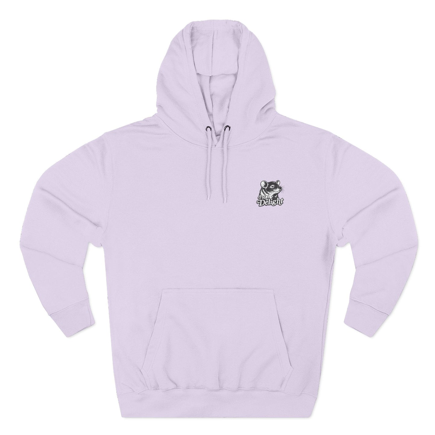 First Of All I’m A Delight Graphic Sweatshirt – Front & Back Rat Design Crewneck - JennyCool