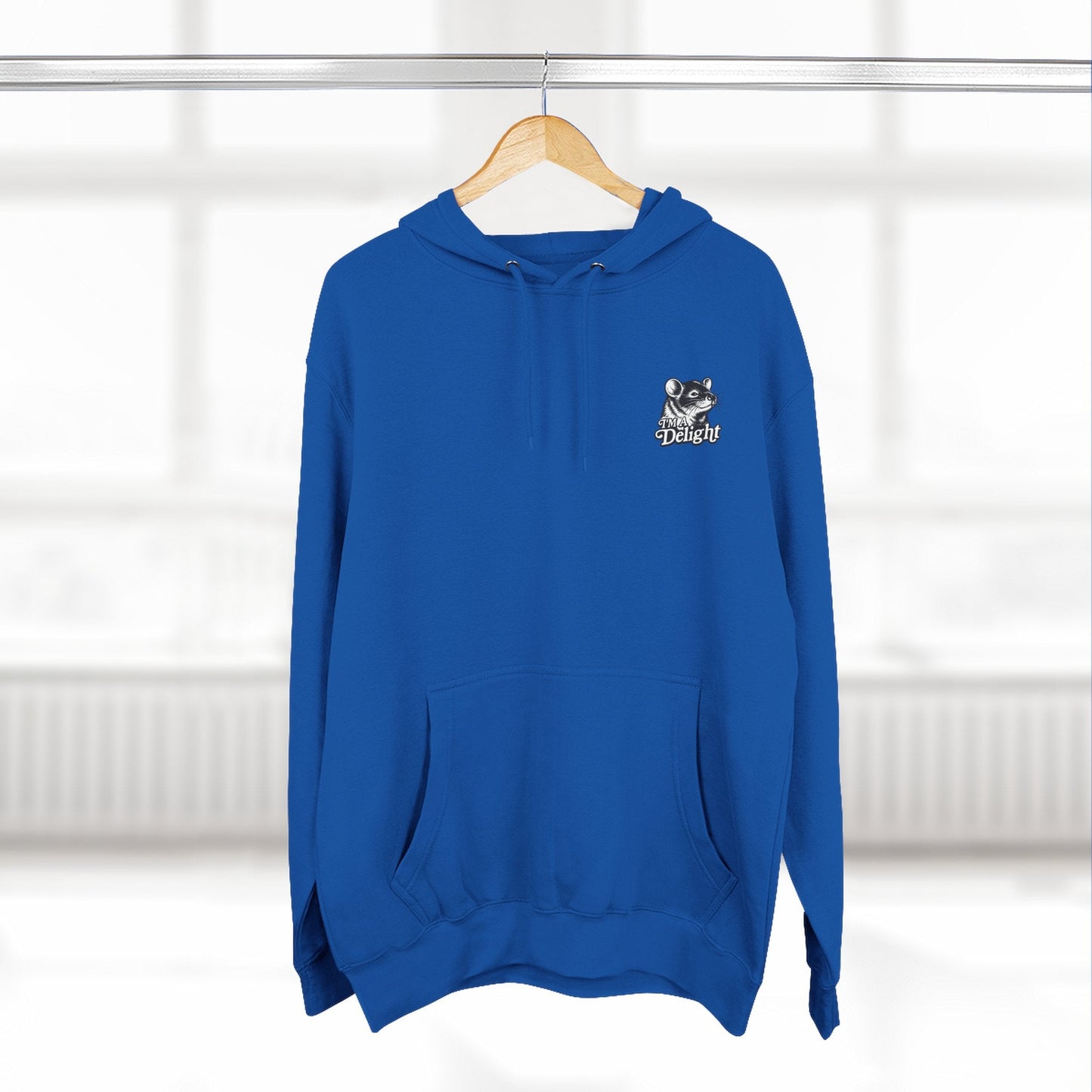 First Of All I’m A Delight Graphic Sweatshirt – Front & Back Rat Design Crewneck - JennyCool