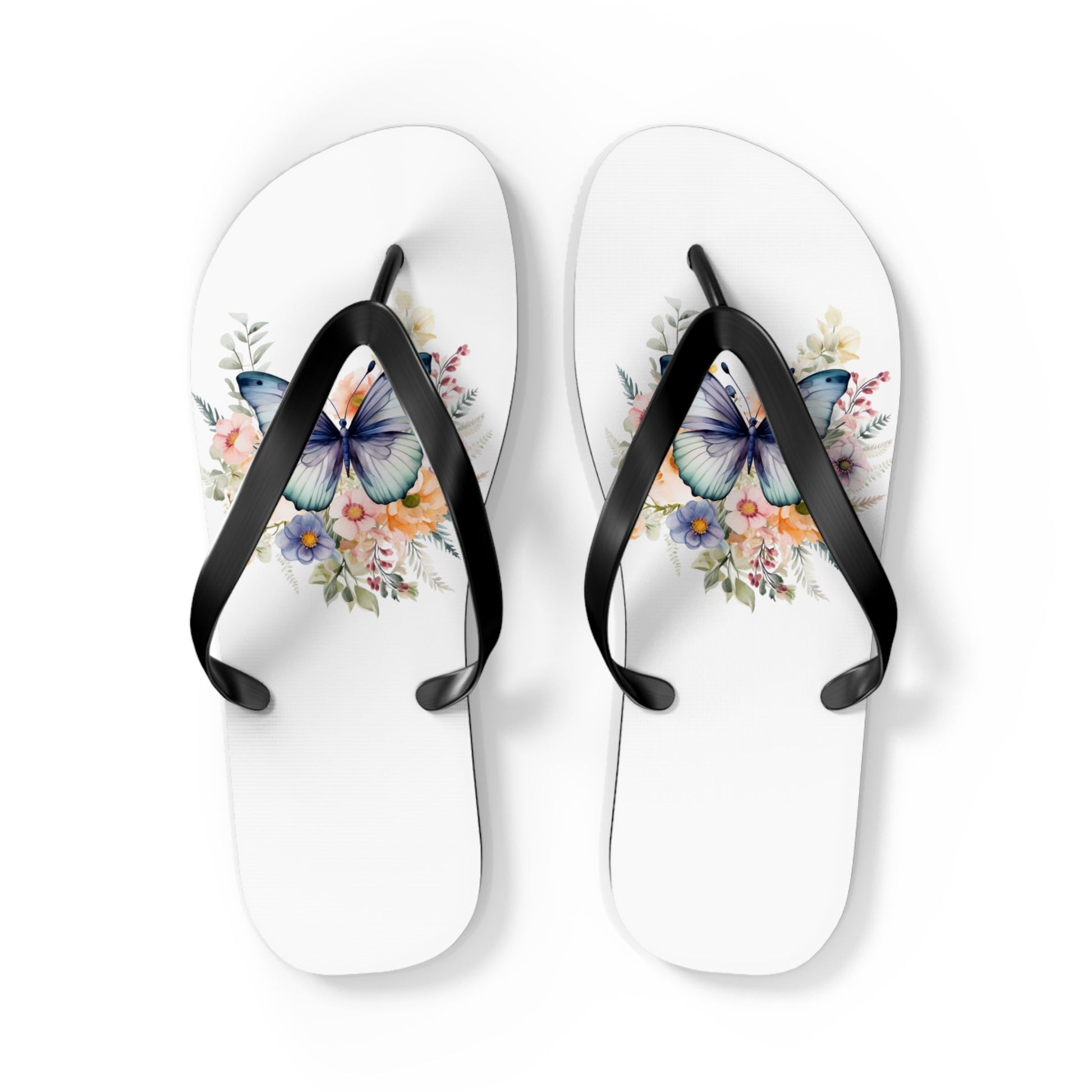 Flip Flops with Butterfly Design - JennyCool