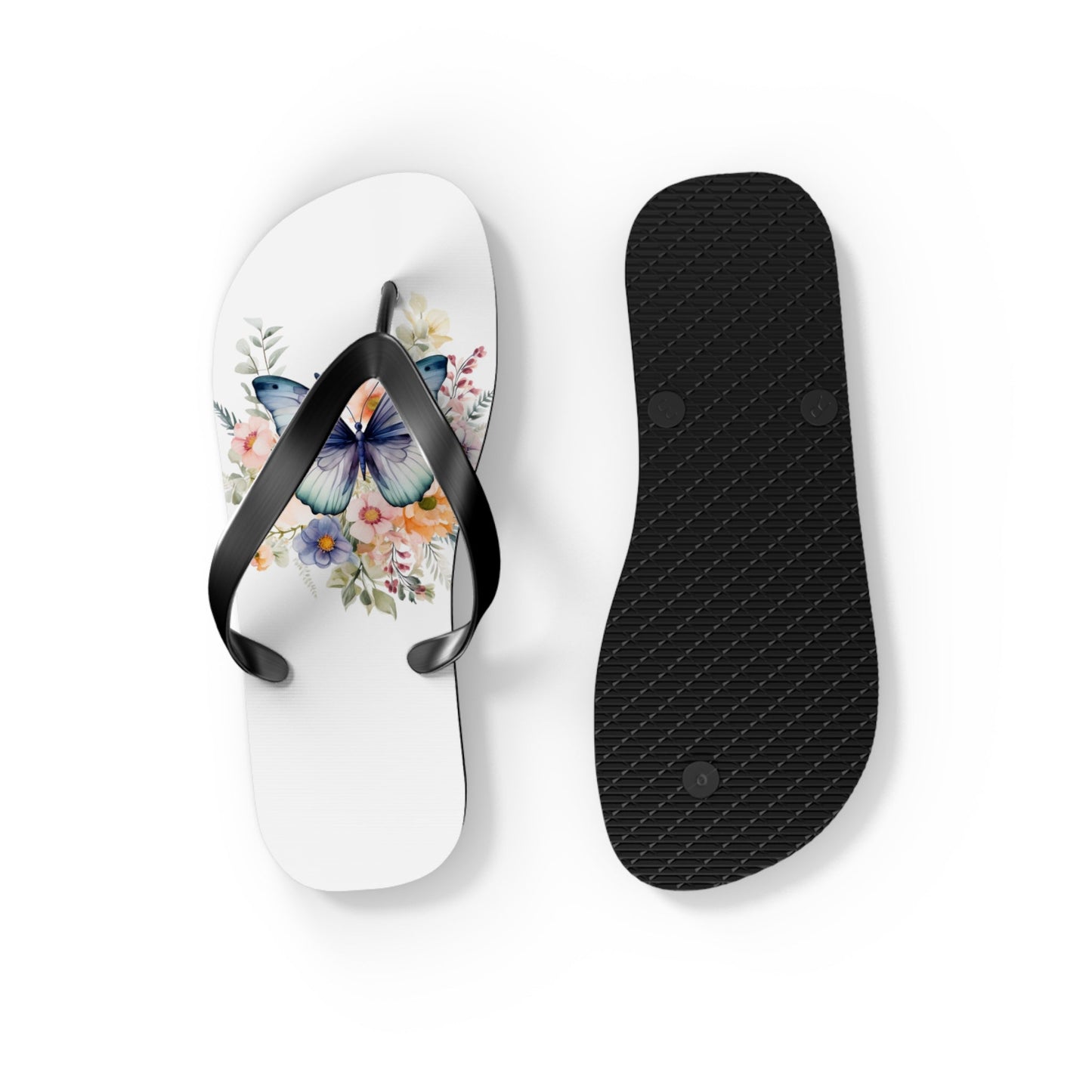 Flip Flops with Butterfly Design - JennyCool