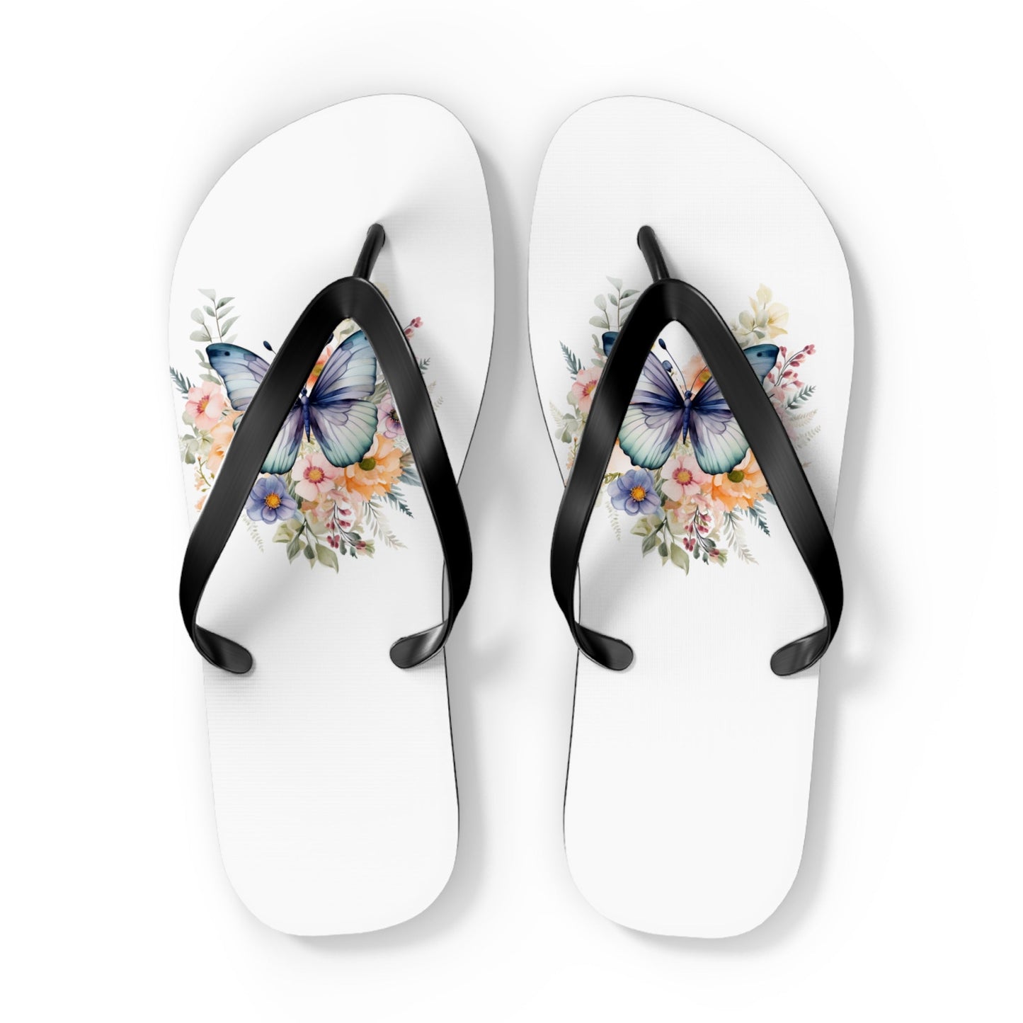 Flip Flops with Butterfly Design - JennyCool