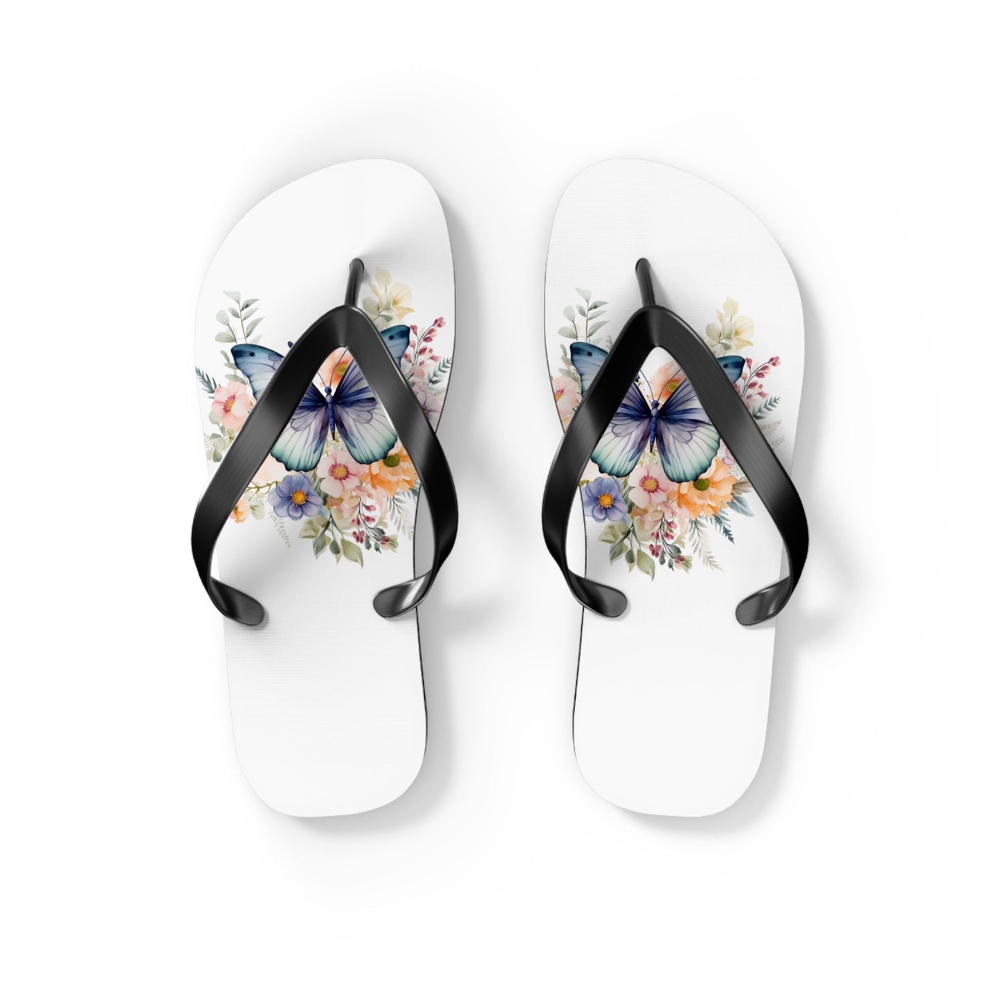 Flip Flops with Butterfly Design - JennyCool