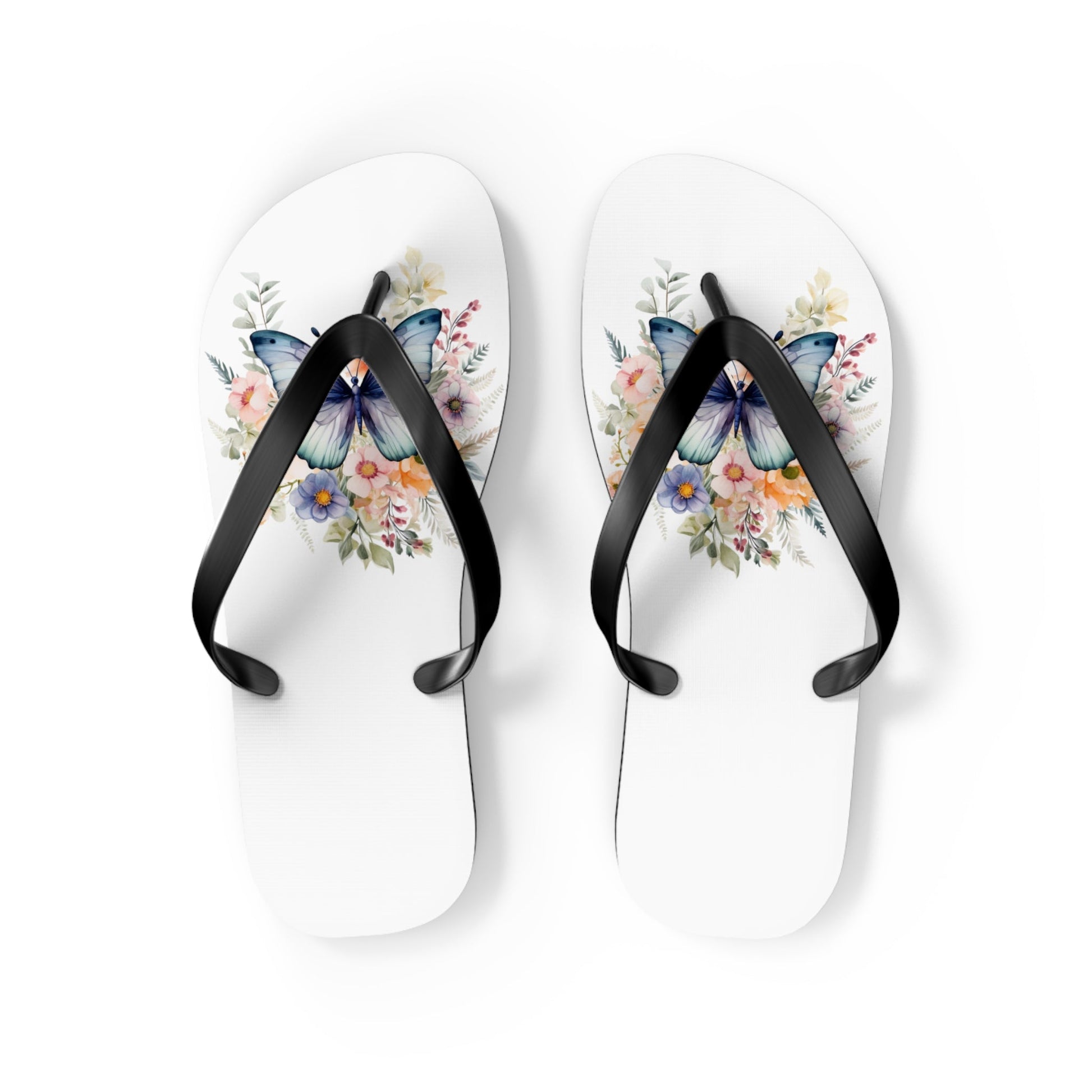 Flip Flops with Butterfly Design - JennyCool