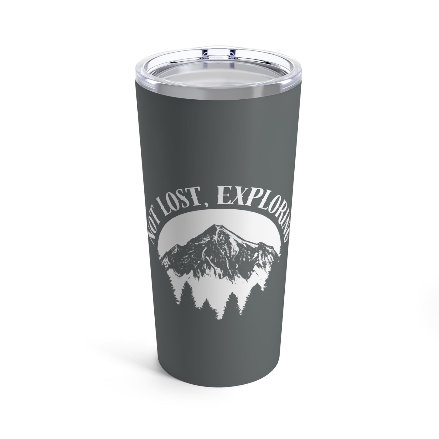 Gray Camping Tumbler 20oz - JennyCool
