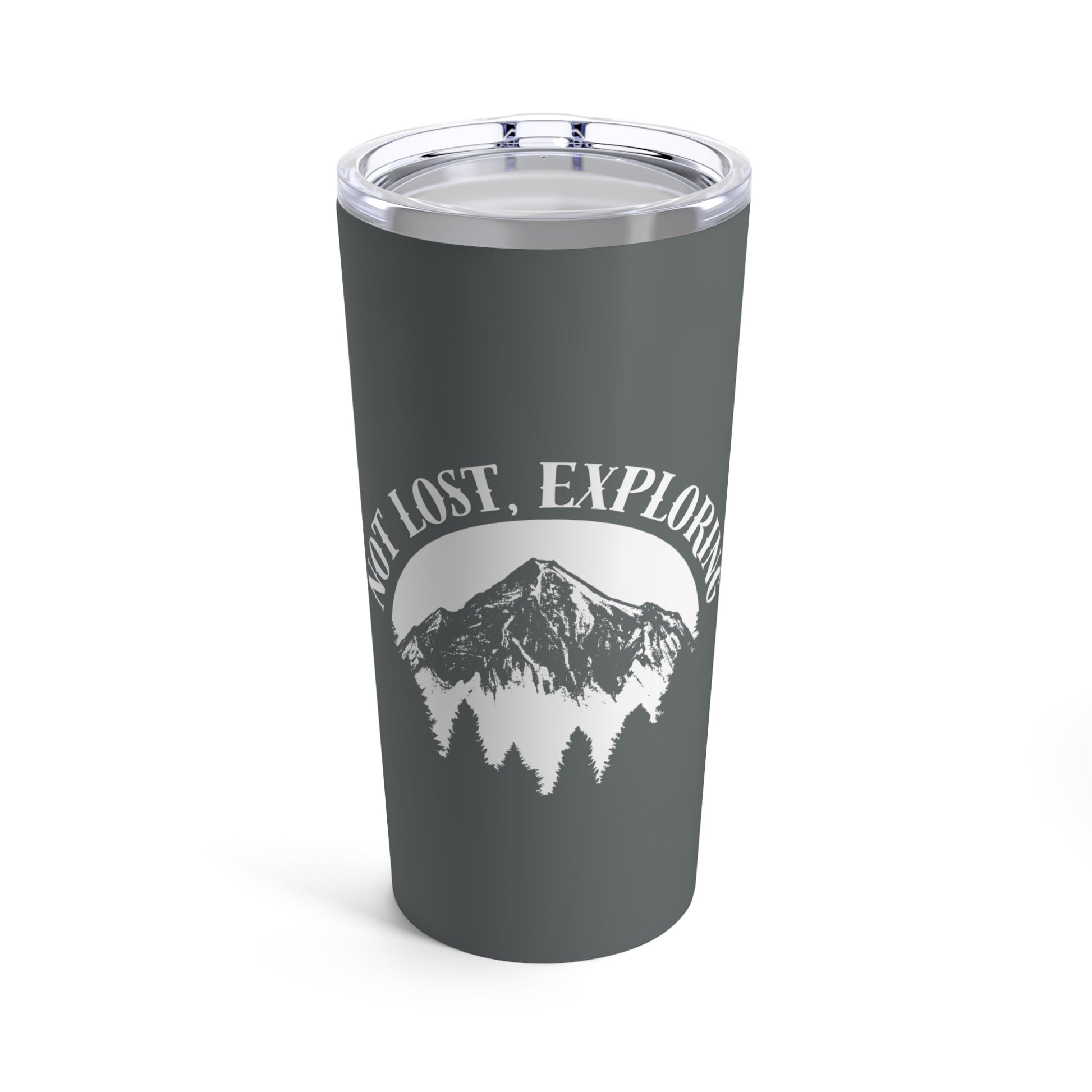 Gray Camping Tumbler 20oz - JennyCool