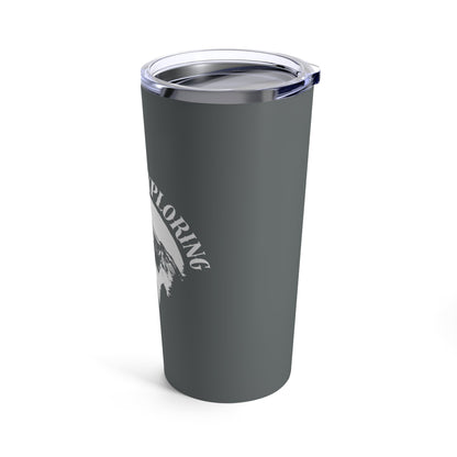 Gray Camping Tumbler 20oz - JennyCool