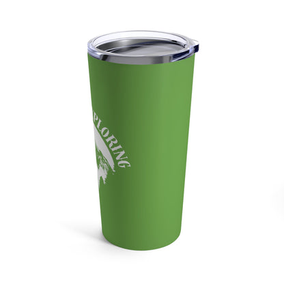 Green Camping Tumbler 20oz - JennyCool
