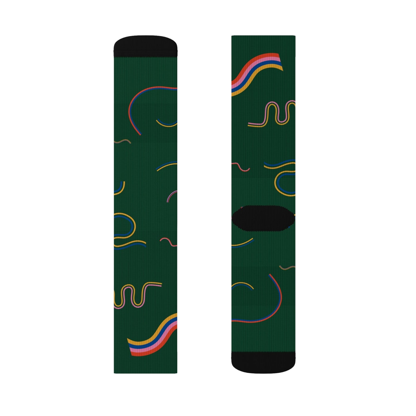 Green Socks - Sublimation - JennyCool