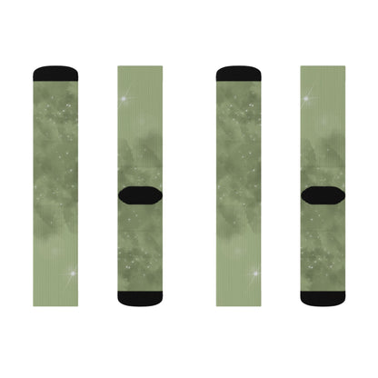 Green Socks - Sublimation - JennyCool