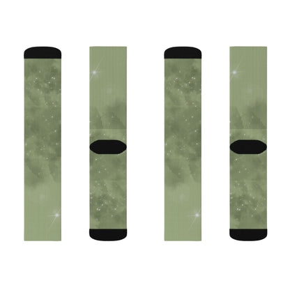 Green Socks - Sublimation - JennyCool