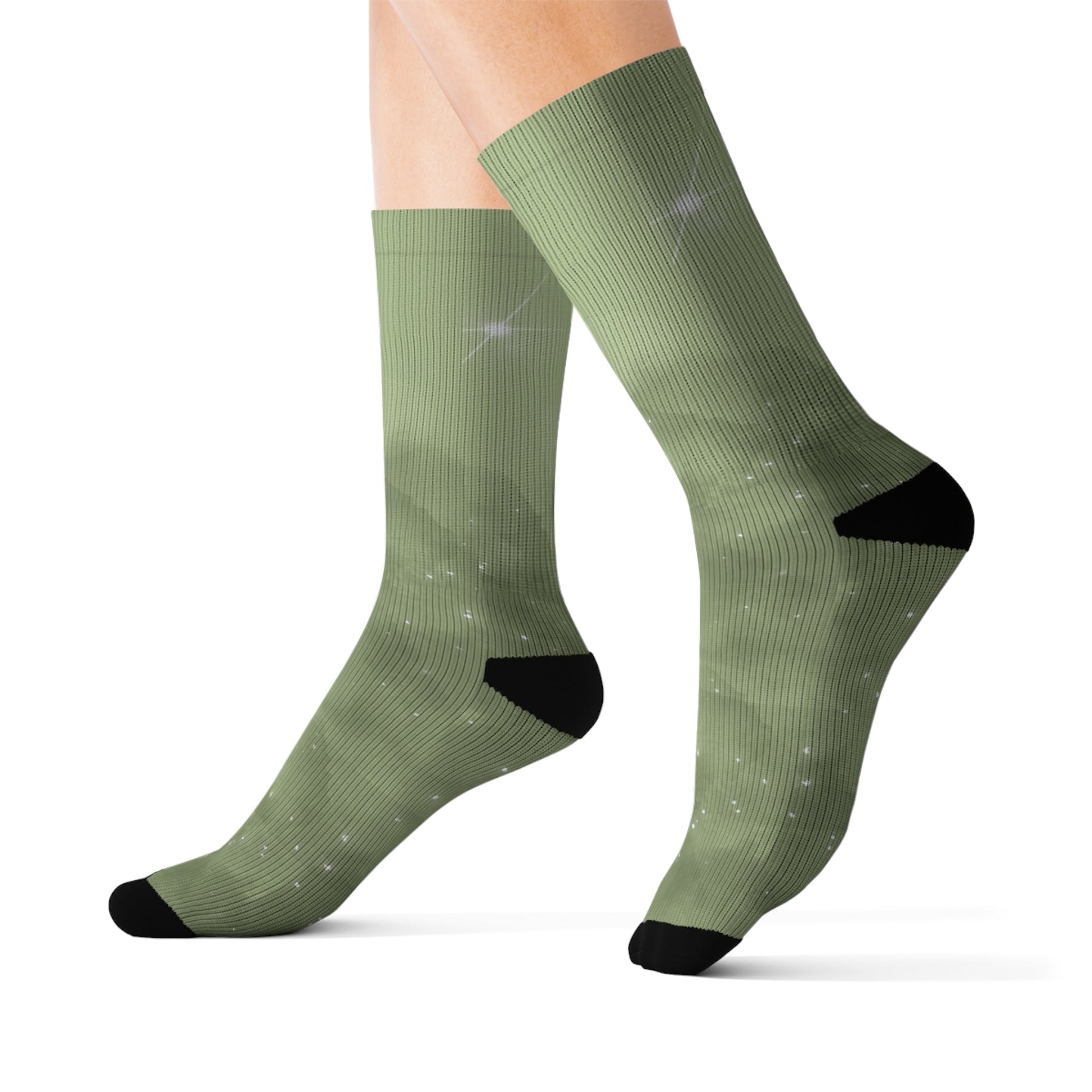 Green Socks - Sublimation - JennyCool
