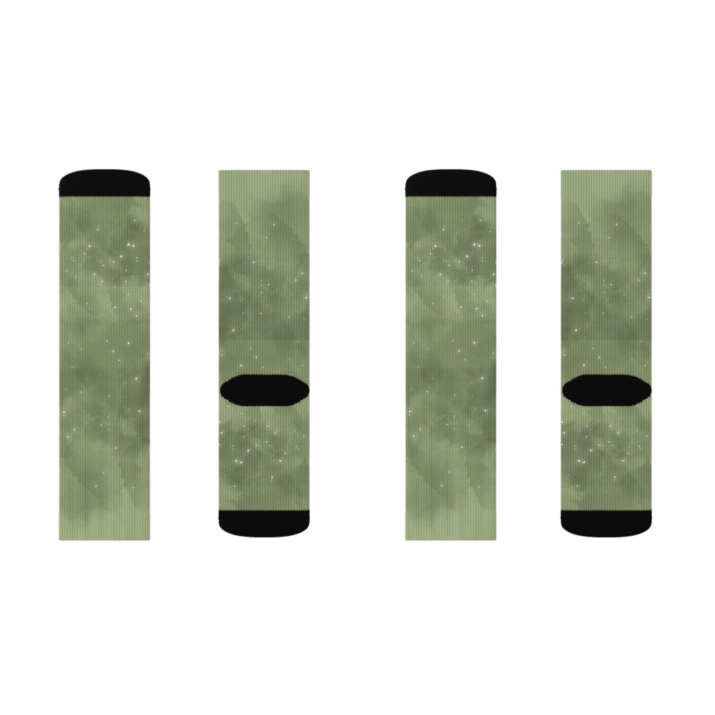 Green Socks - Sublimation - JennyCool