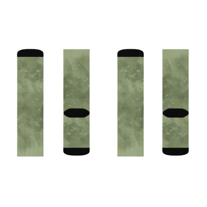 Green Socks - Sublimation - JennyCool