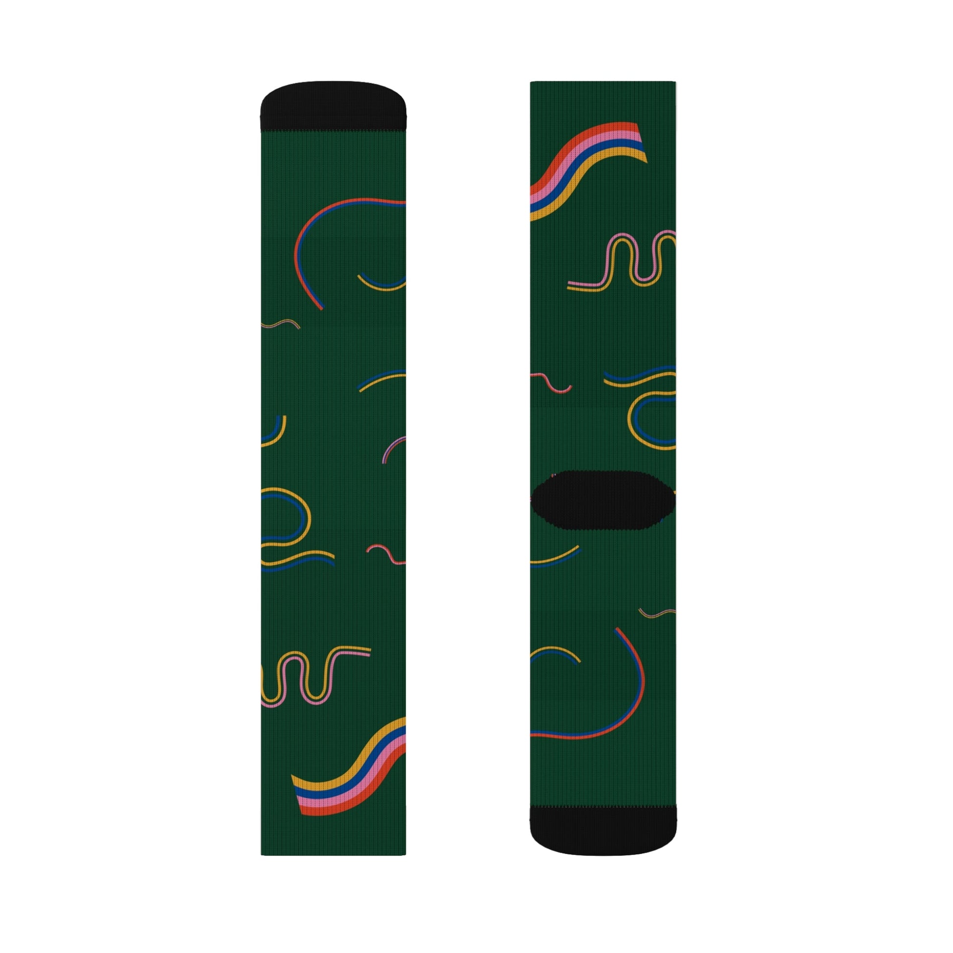 Green Socks - Sublimation - JennyCool