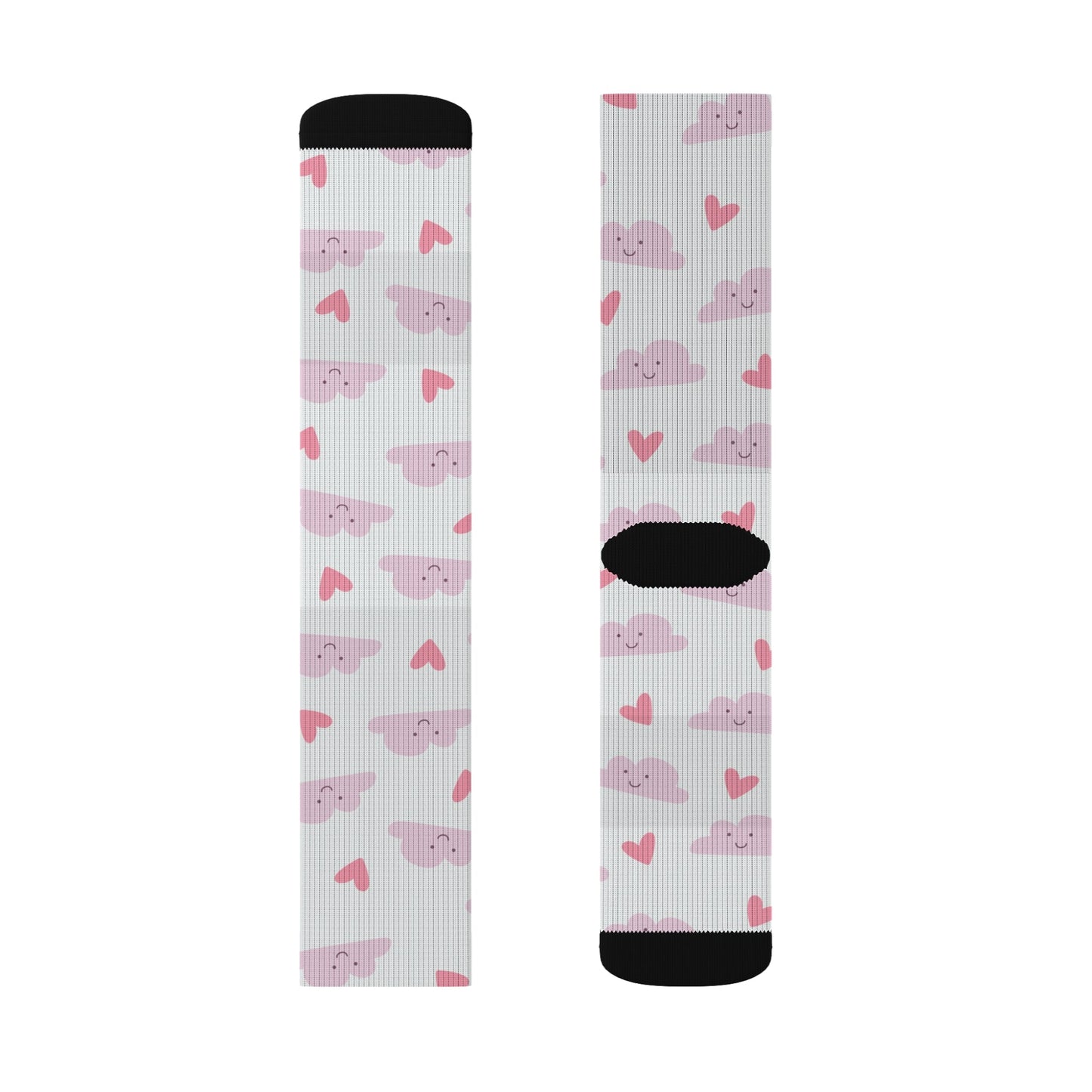 Heart on Cloud Socks - Sublimation - JennyCool